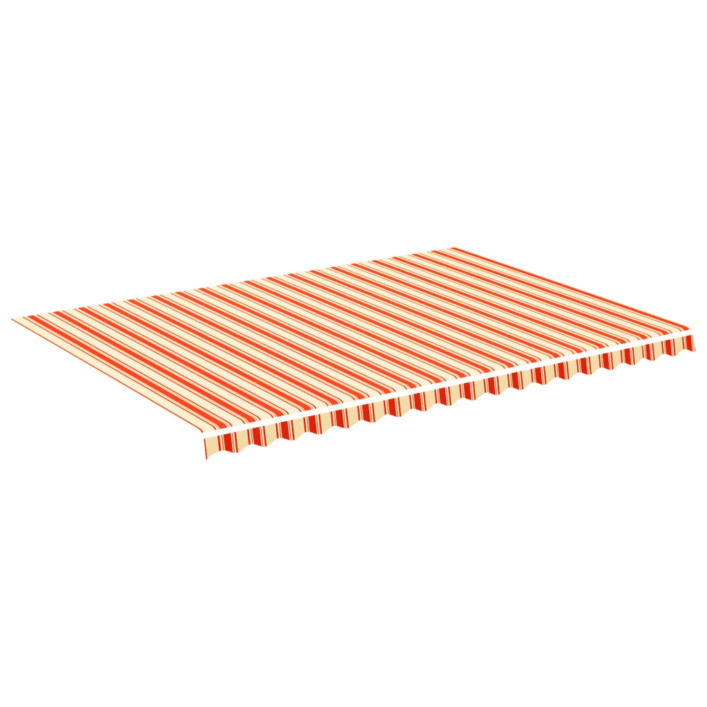 Tessuto di Ricambio per Tenda da Sole Giallo e Arancio 5x3,5 m 312022