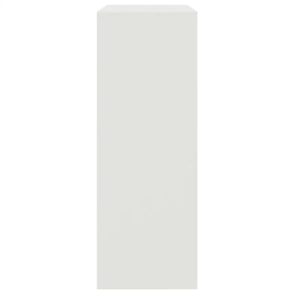 Credenza Bianca 67x39x107 cm in Acciaio 841660