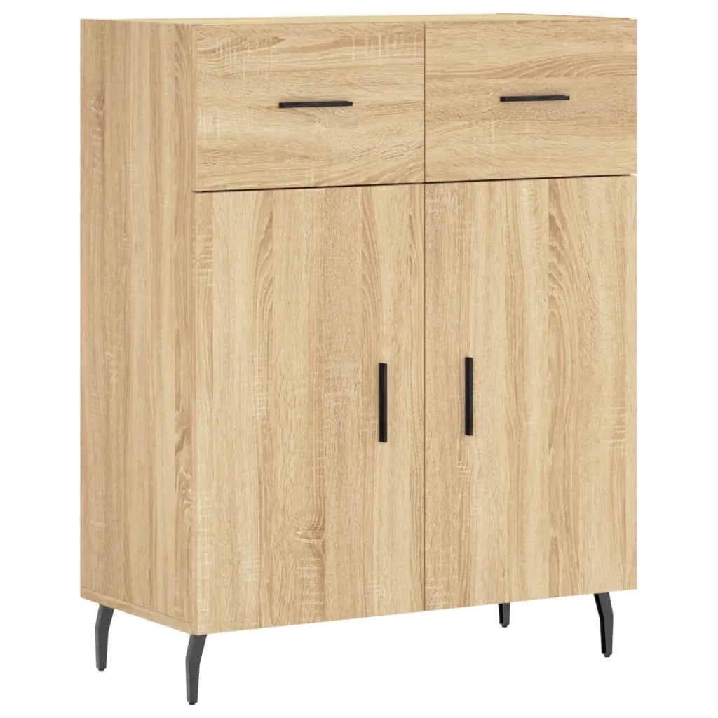 Credenza Rovere Sonoma 69,5x34x90 cm in Legno Multistratocod mxl 80752