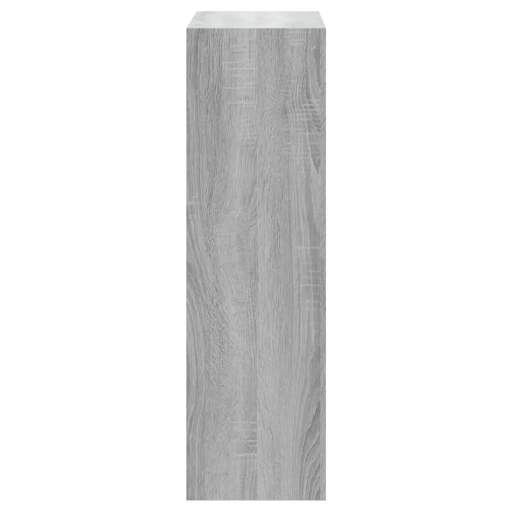 Scarpiera mobile contenitore per scarpe mobile per ingresso/corridoio/soggiorno design Sonoma 63 x 24 x 81 cm legno ingegnerizzato grigio 02_0022086