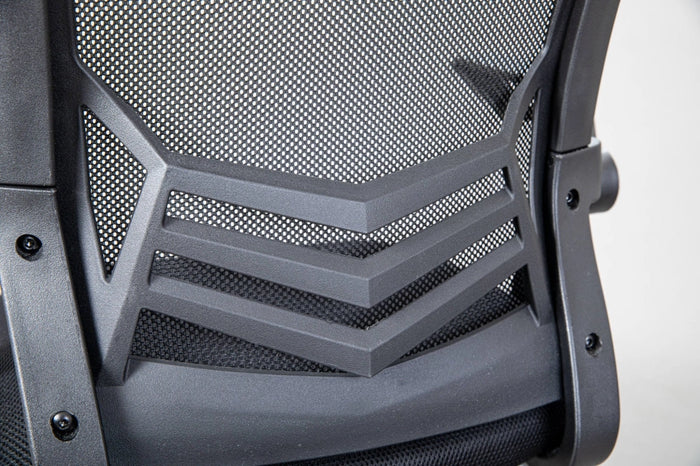 Poltrona da Ufficio Bucciano, Sedia con Ruote Regolabile, Nero