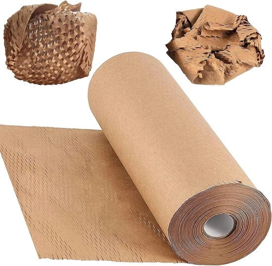Papier di imballo per traslochi 30x50m, griglia di protezione, rotolo di carta da imballo per trasporto sicuro con protezione extra, perforato, ecologico