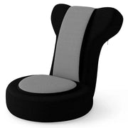 Sedia da pavimento pieghevole e regolabile 64 x 48 x 53 cm comfort ottimale design moderno in rete nera 20_0017590