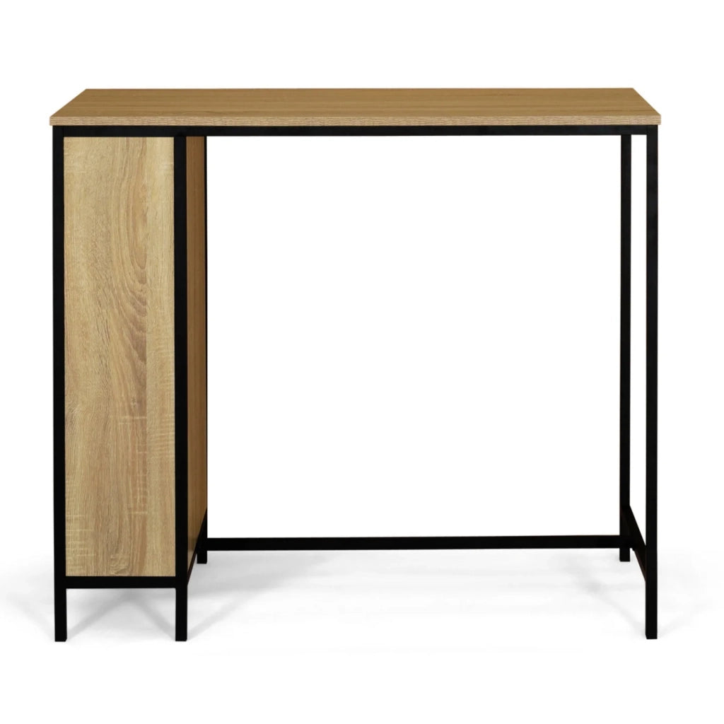 IDMarket - Set di tavolo da bar e 2 sgabelli di design industriale DETROIT