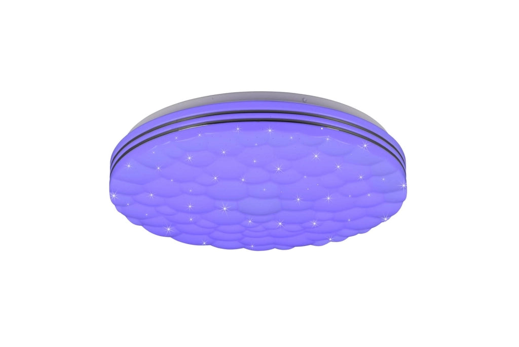 Plafoniera LED RL TIGER 38 cm bianca RGB CCT 22W IP20