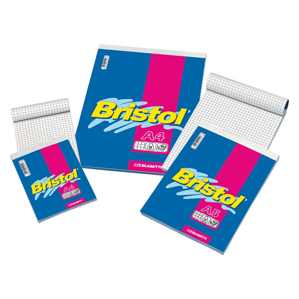 BLOCCO NOTE 'BRISTOL' formato A6 - 60 fogli  - BLASETTI