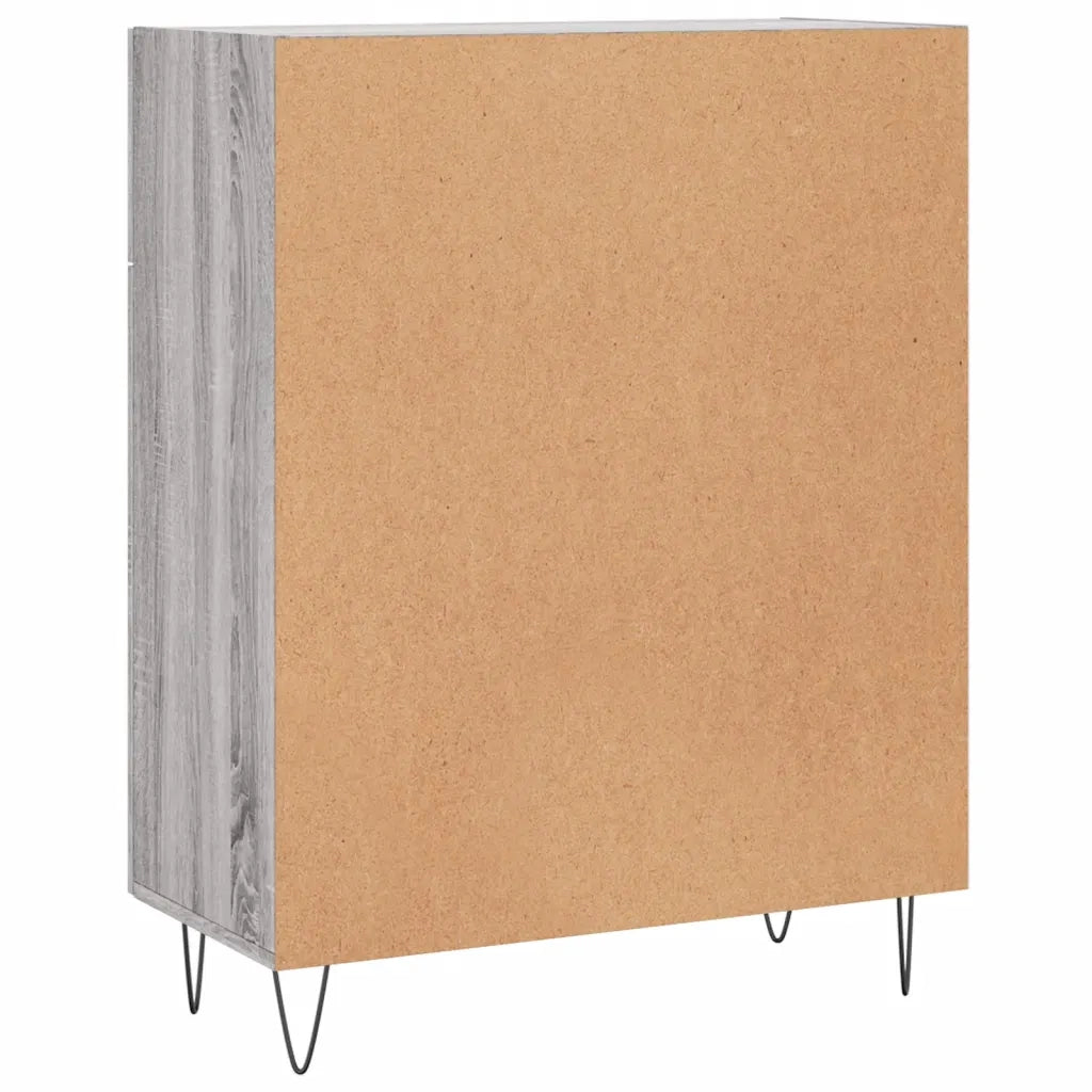 Credenza Grigio Sonoma 69,5x34x90 cm in Legno Multistrato 827978