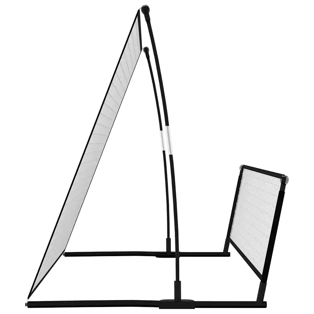 Porta da Calcio a Rimbalzo 2 in 1 202x104x120 cm in Acciaio 93373