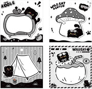 Blocco note 240 fogli - adesivo - disegno gatto - portatile - articoli scolastici/uffici - multiforme - annotazioni adesive