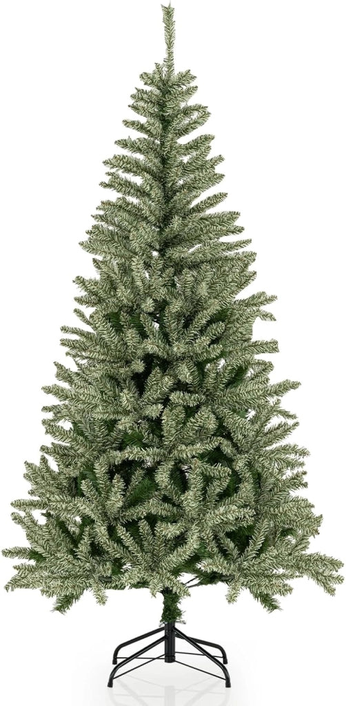 Albero di Natale artificiale 180 cm, luminoso al buio, albero di Natale artificiale con 692 punte di ramo, albero di Natale con supporto in metallo, albero decorativo Natale, albero di Natale