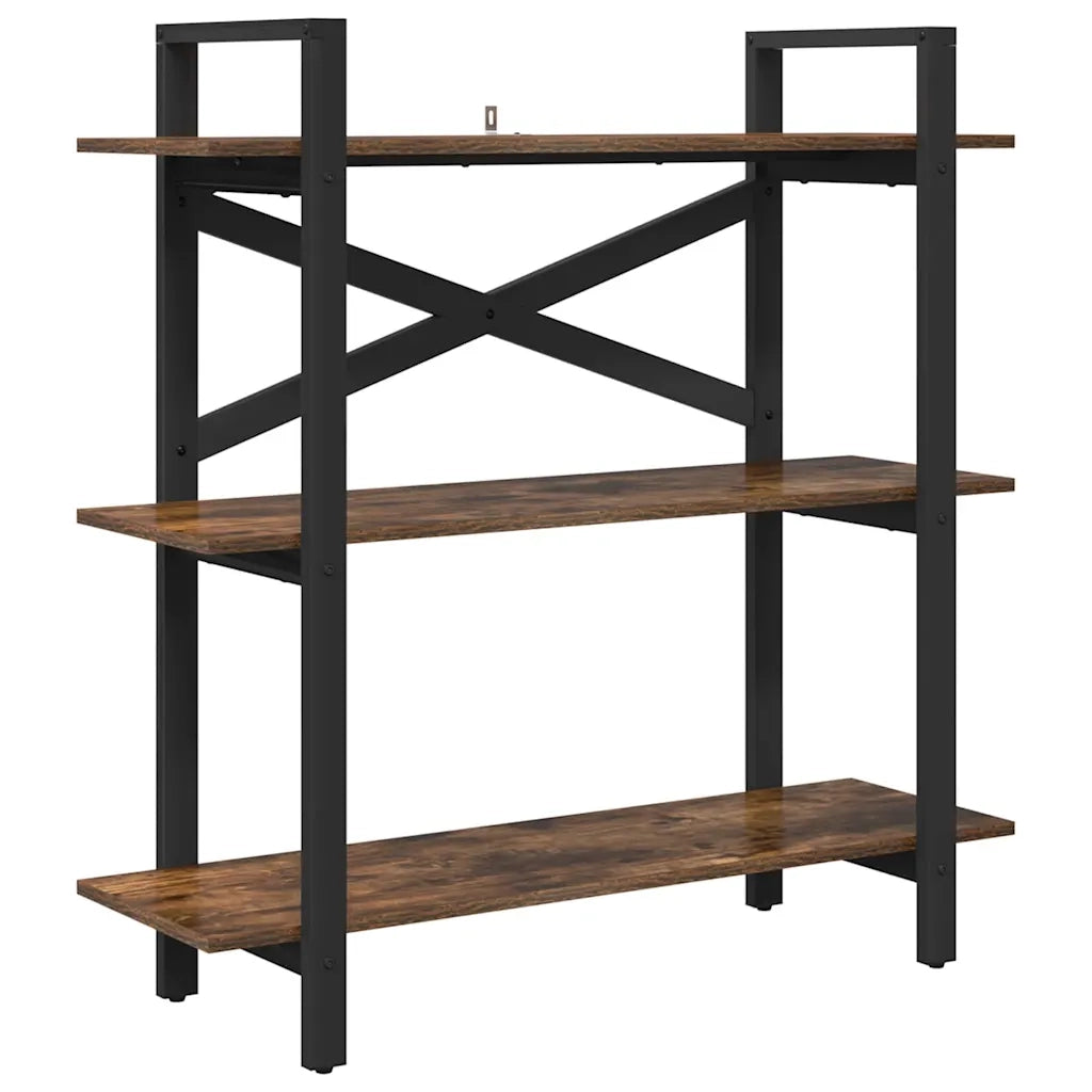 Libreria 3 livelli 100 x 33,5 x 102 cm Legno ingegnerizzato 883948