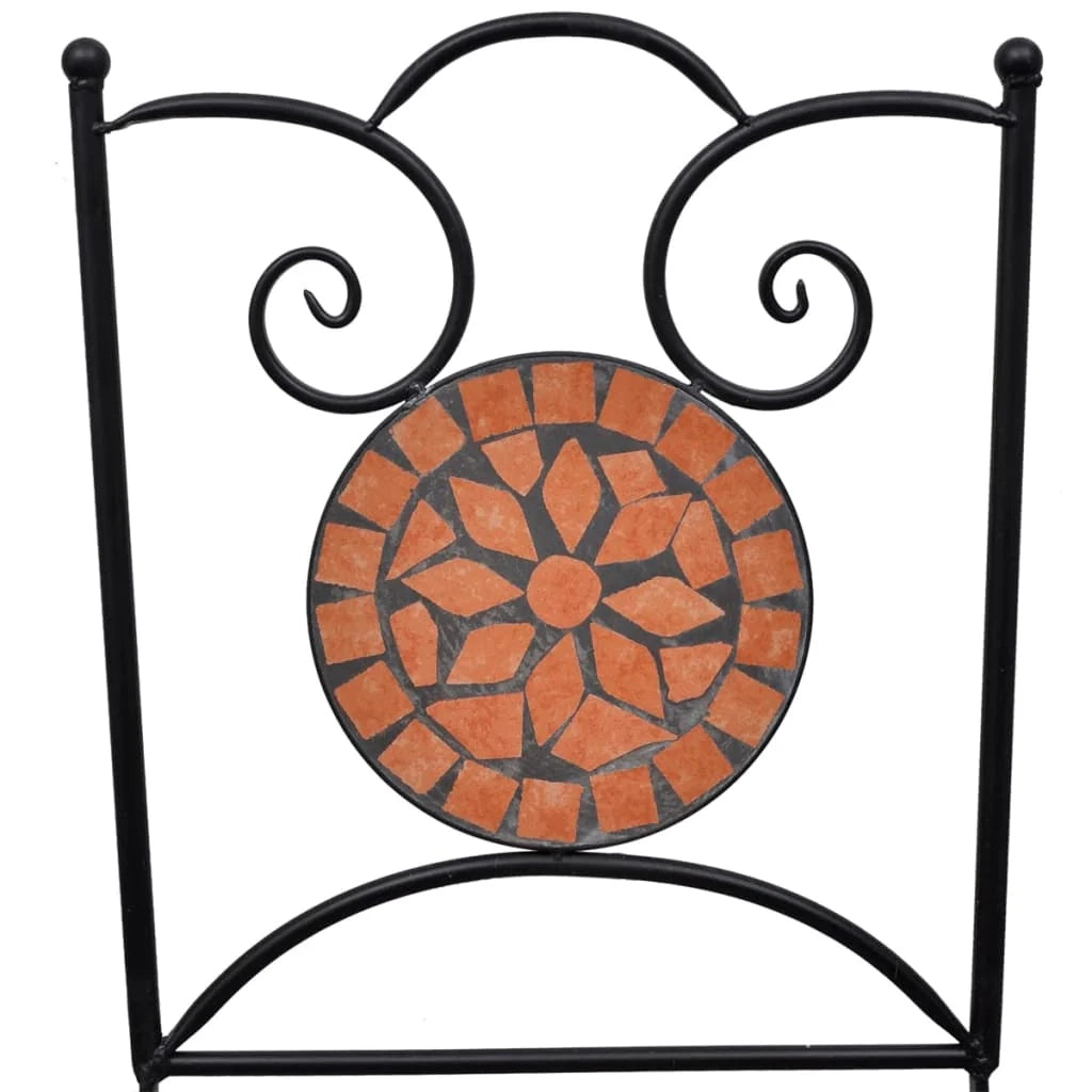 Set di mobili da bistrot da 3 pezzi con piastrelle in ceramica color terracotta 02_0014539