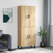 Credenza Rovere Sonoma 69,5x34x180 cm in Legno Multistrato 3195702