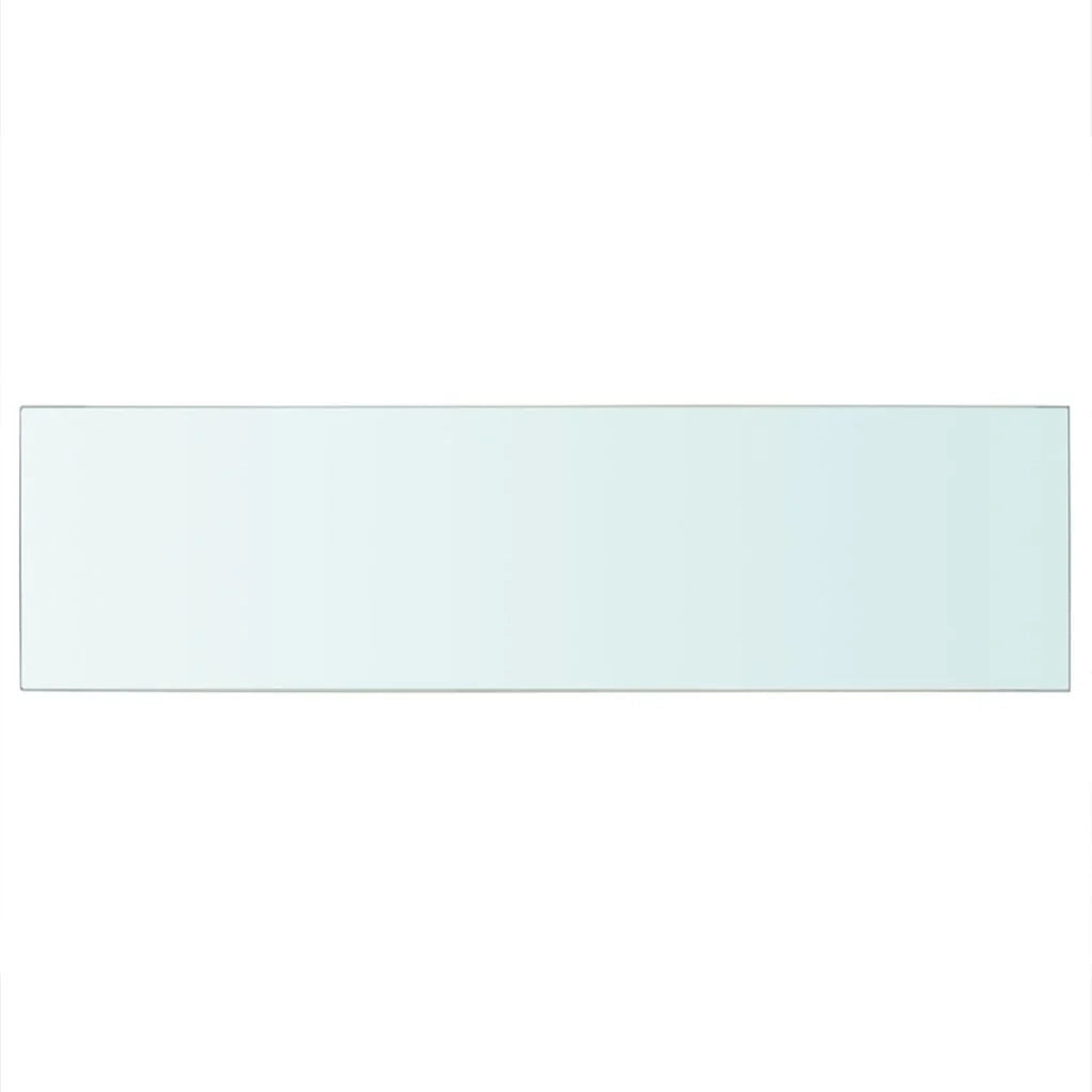 Pannello per mensola in vetro trasparente 90 x 25 cm 2702205/2