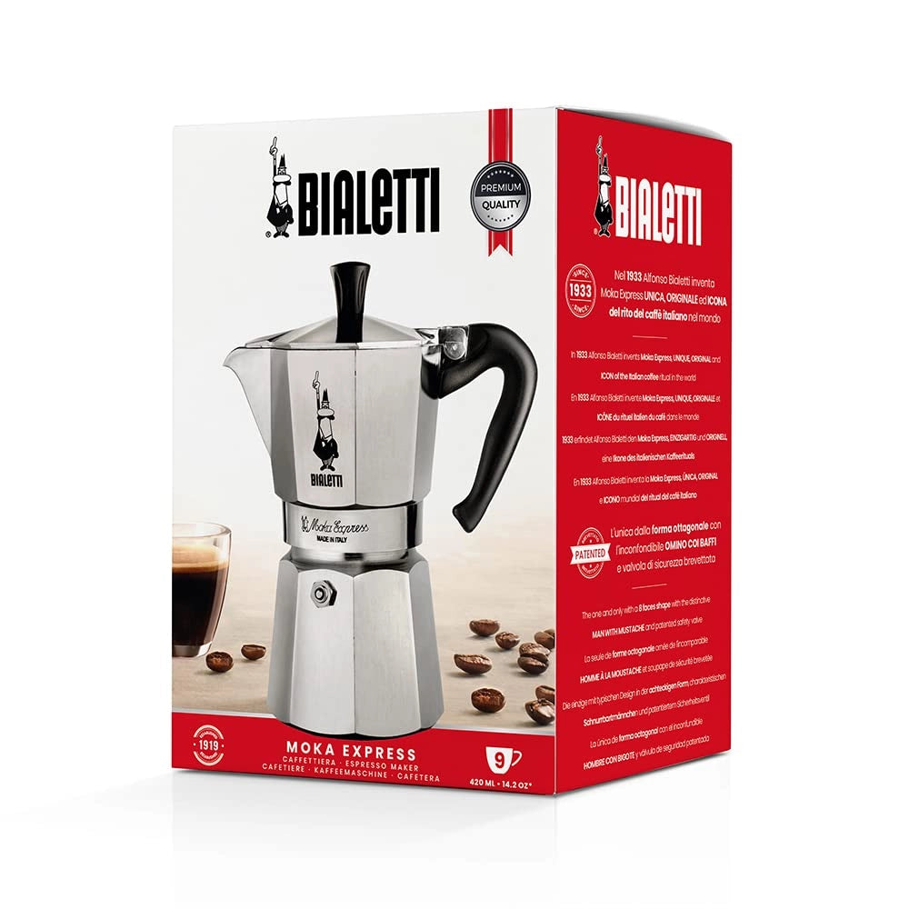 Caffettiera Moka Express Restyling 9 Tazze Bialetti