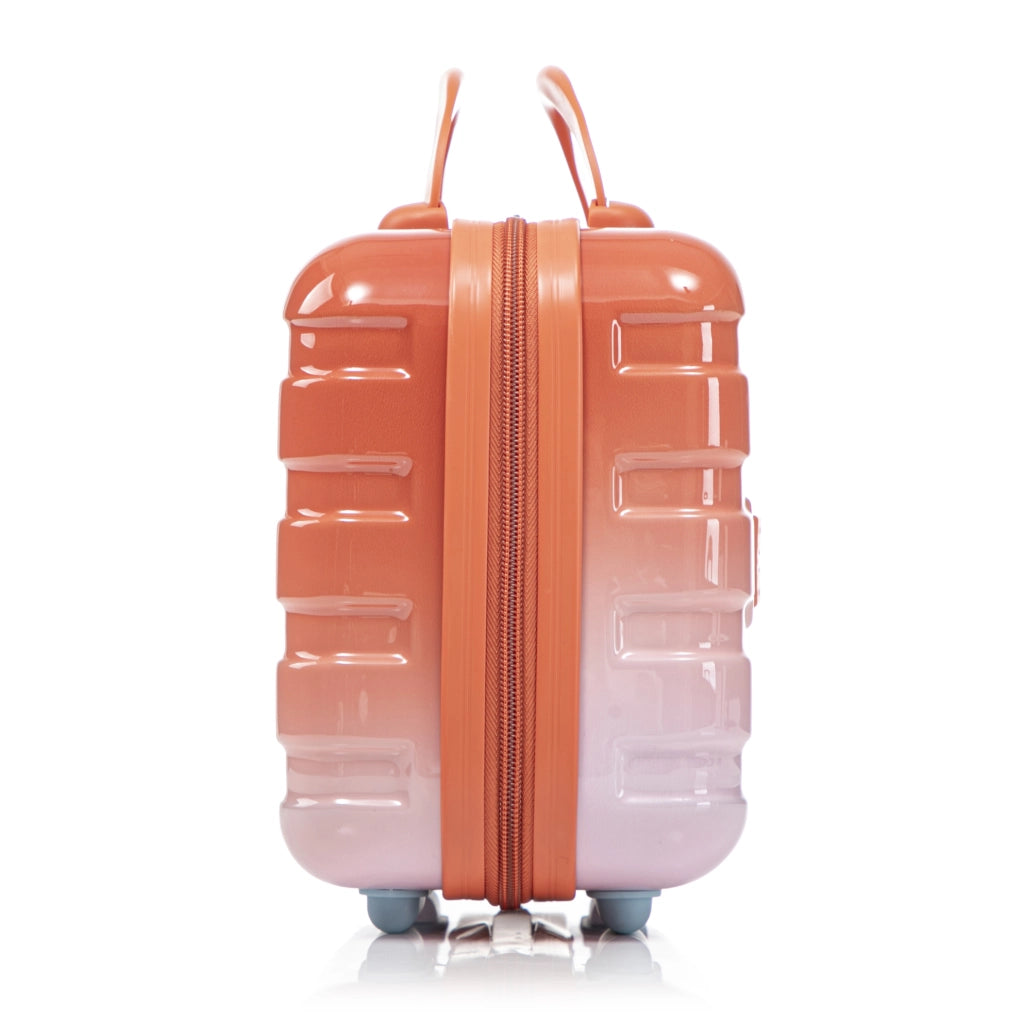 Set Valigie Rigide PC 14" e 20" con Lucchetto a Combinazione e Beauty Case 14" Rosso