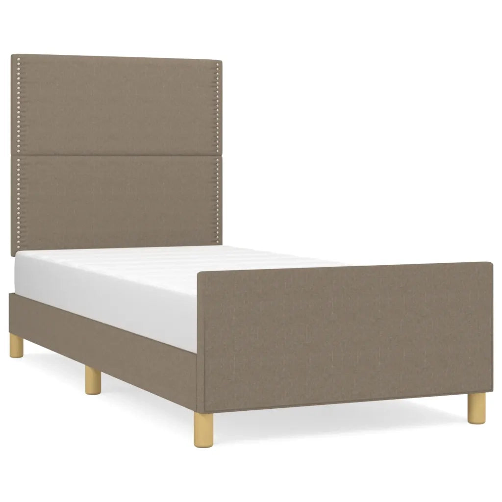 Giroletto senza Materasso Tortora 100x200 cm in Tessuto 3124956