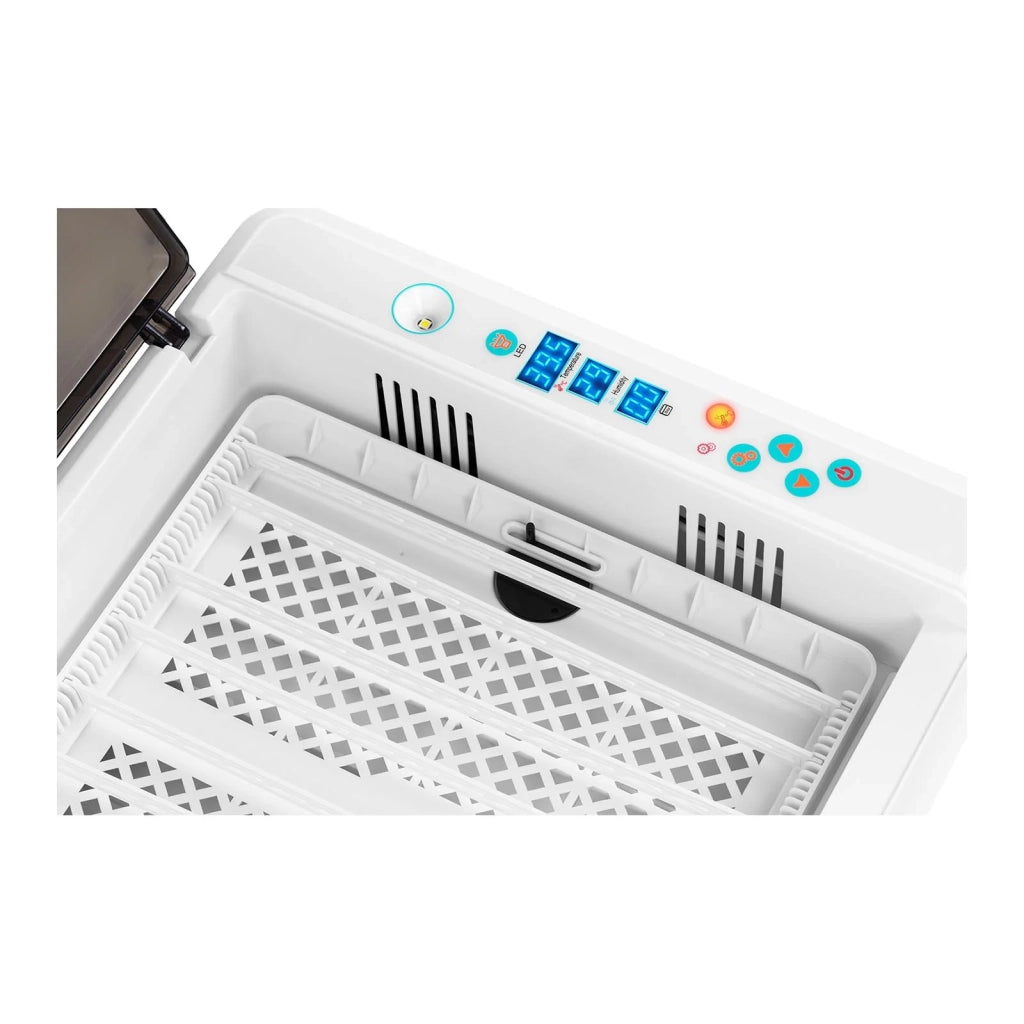 Dispositivo di incubazione incubatrice automatica ventilata per uova (36 uova (gallina), 20 - 39,5 ° C, 200 watt, candela per uova) 14_0005632
