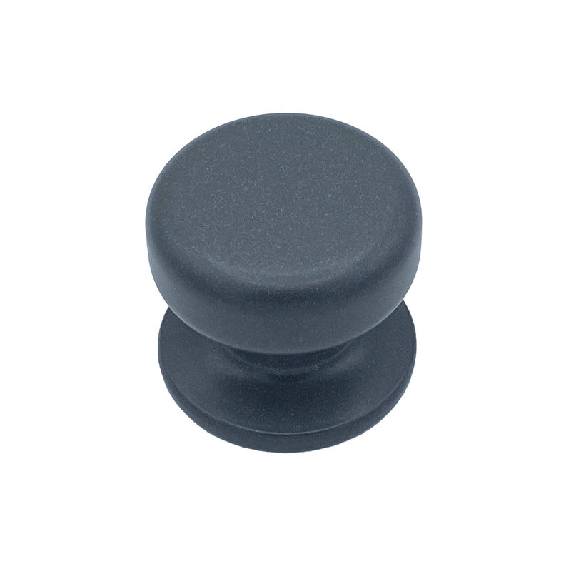 Pomolo fisso per porta SAGUATTI 875/70YAB in alluminio grigio opaco