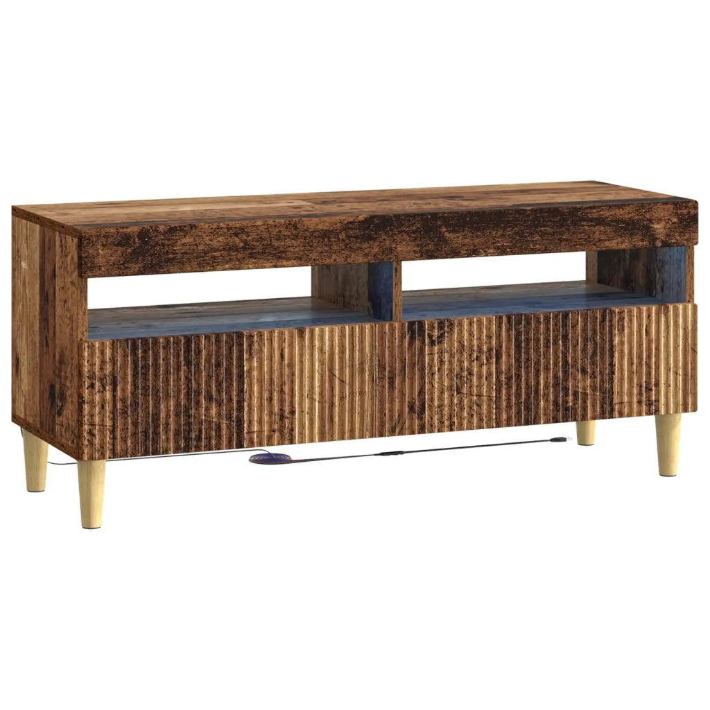 Mobile TV LED a 5 pezzi Legno antico Legno ingegnerizzato 3416606