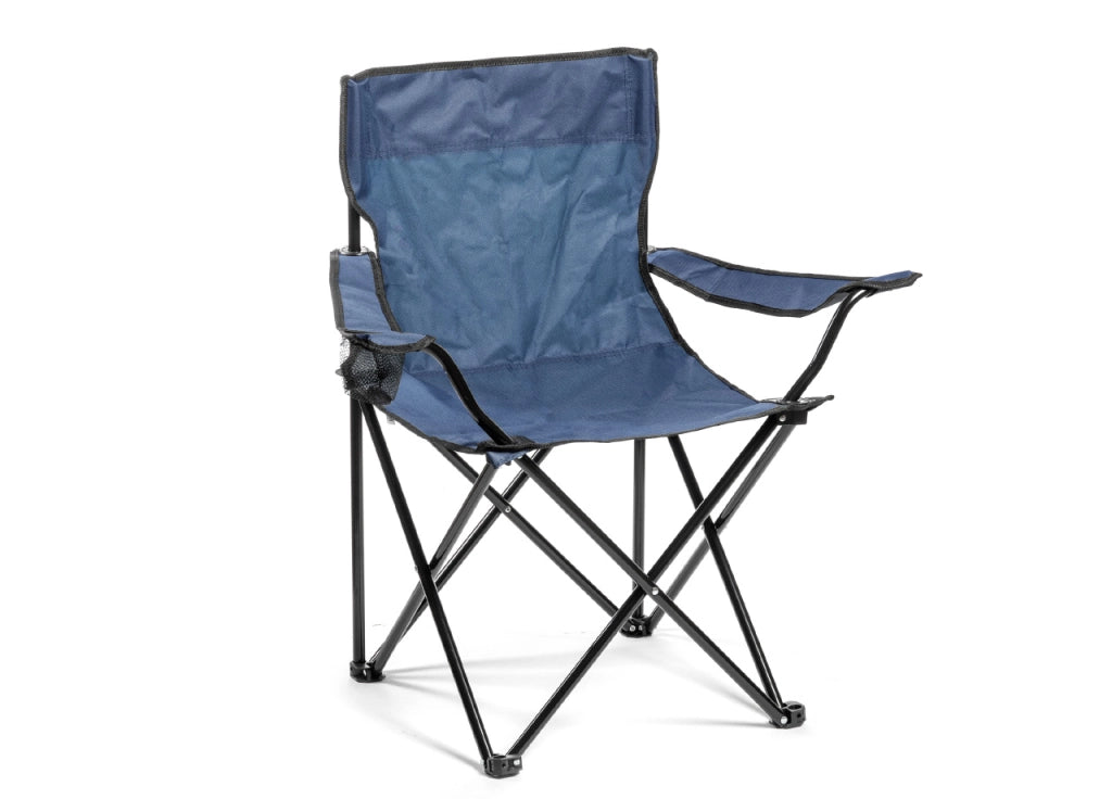 Sedia Camping Spiaggia Pieghevole Con Schienale Da Giardino Modello Randazzo - Randazzo - Blu
