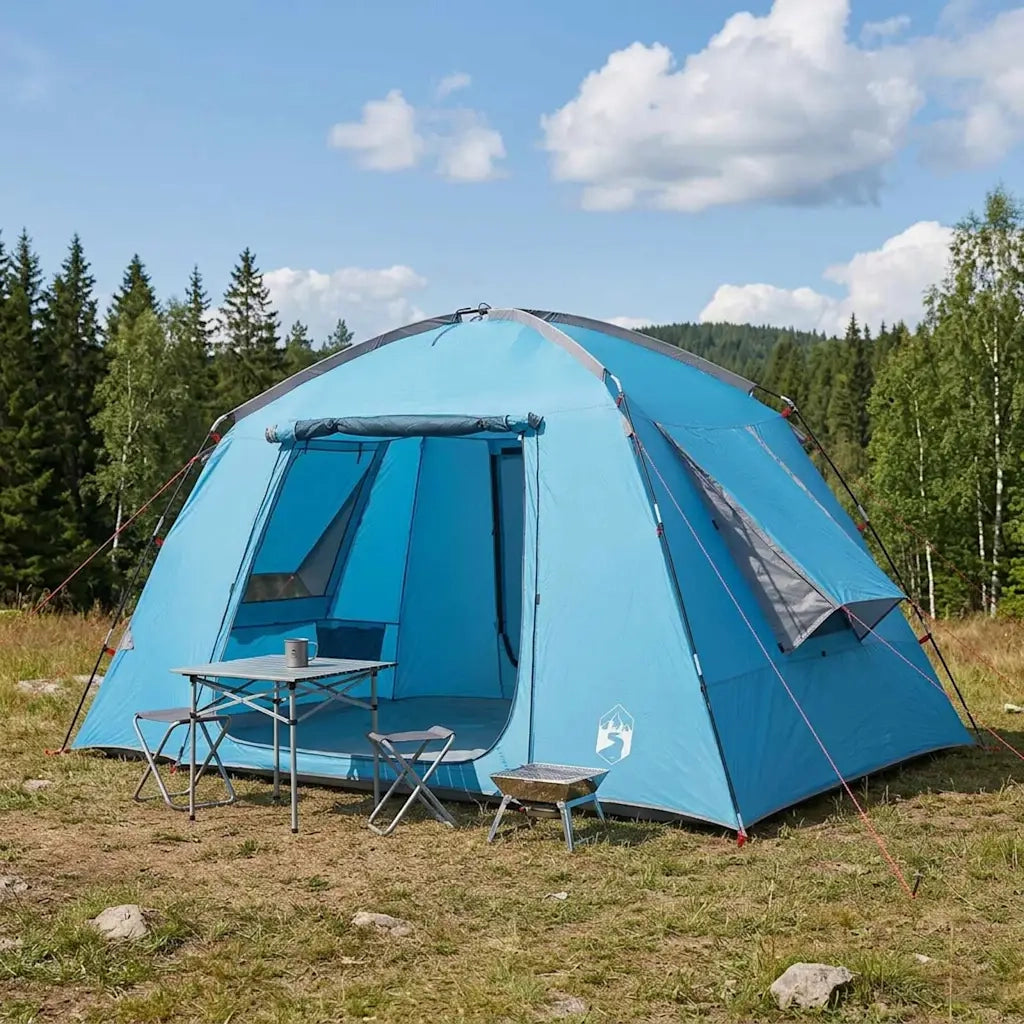 Tenda Capanna con tetto Blu 300 x 210 x 156 cm Poliestere 42028511