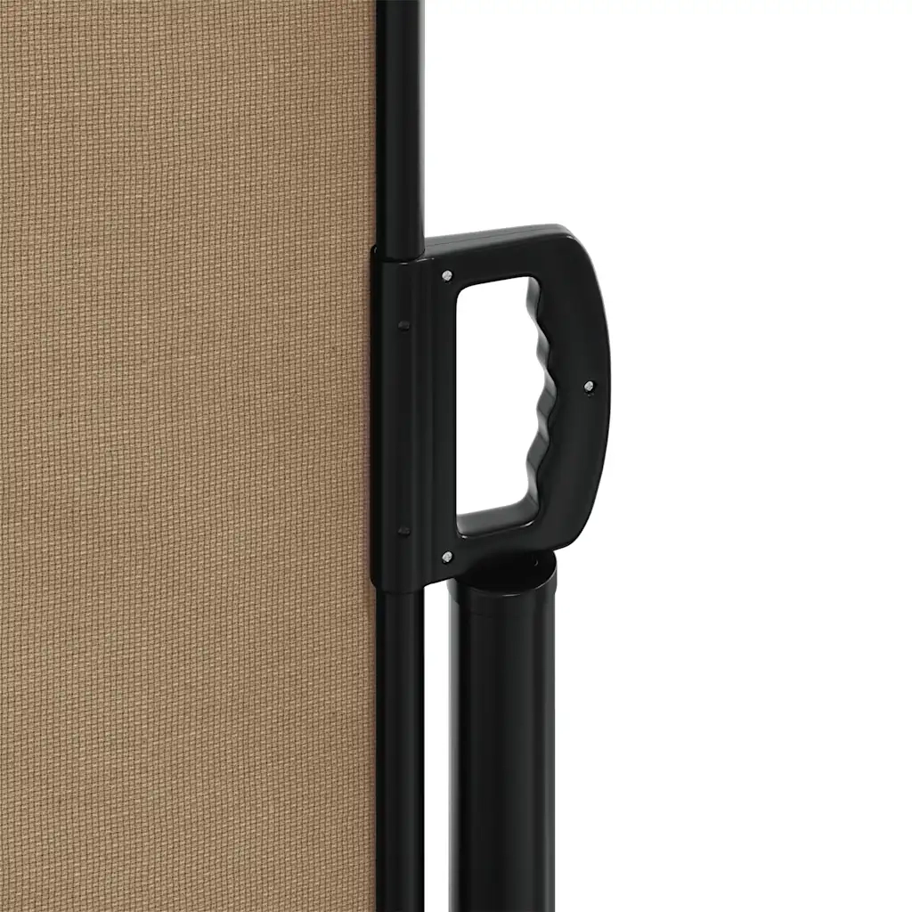 Tenda da Sole Laterale Retrattile Tortora 220x600 cm 4004574