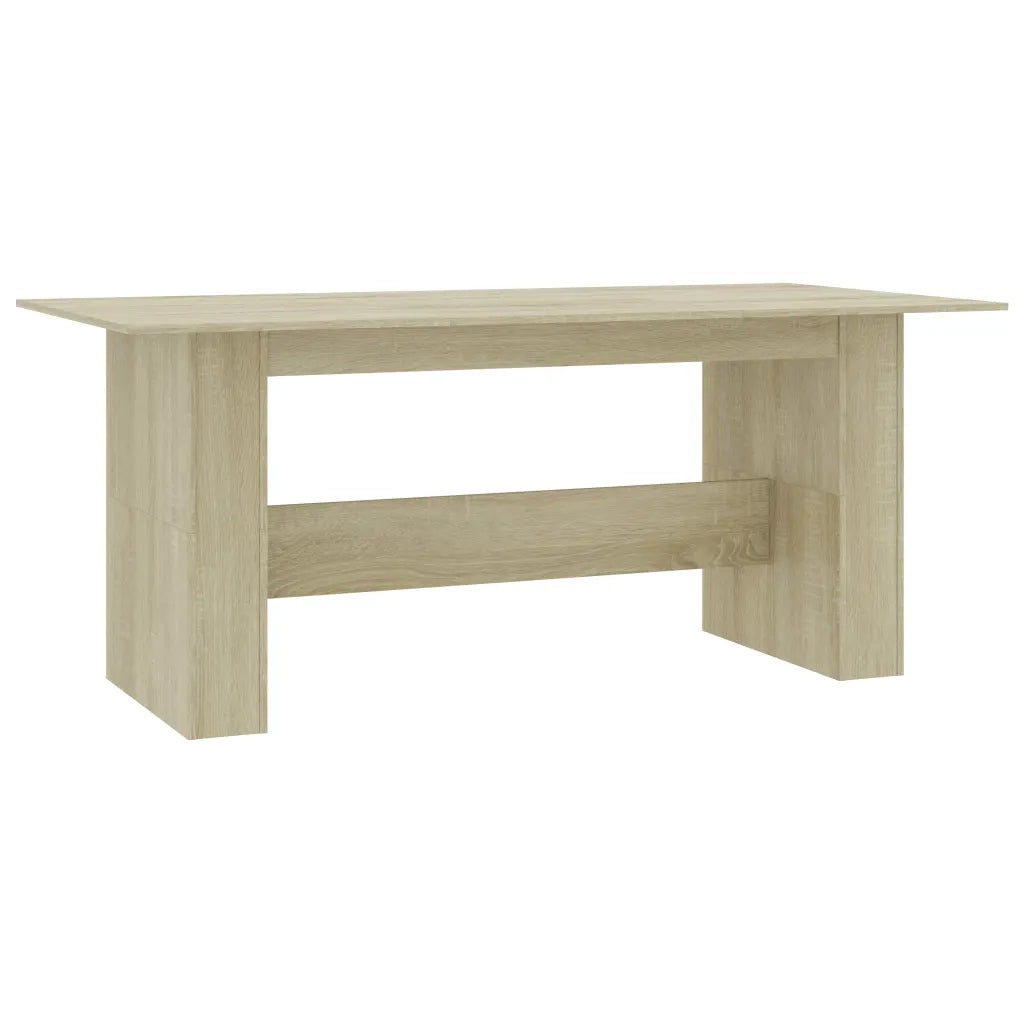 Tavolo da Pranzo Rovere Sonoma 180x90x76cm in Legno Multistrato 800471