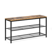 Vicco Panca scarpiera da ingresso Legno antico 100 x 51.5 cm
