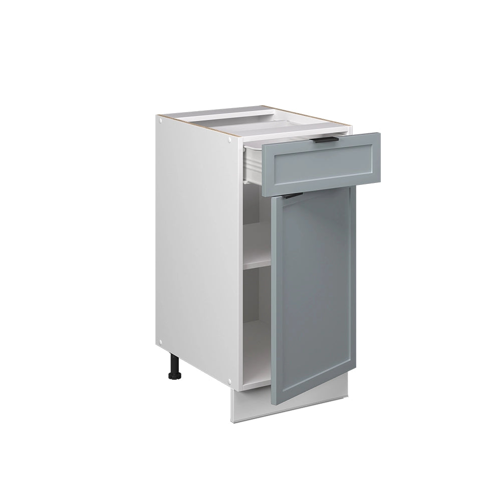 Vicco Mobiletto base per cucina Blu-grigio chiaro 40 cm , PL Rovere