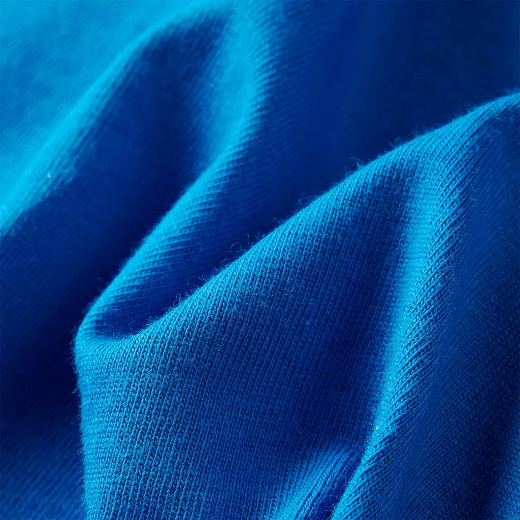Maglietta da Bambino Maniche Lunghe Blu Cobalto 104 13300