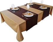 Tovaglia stile in 100% cotone in diversi colori e misure - Camel 120 x 200 cm