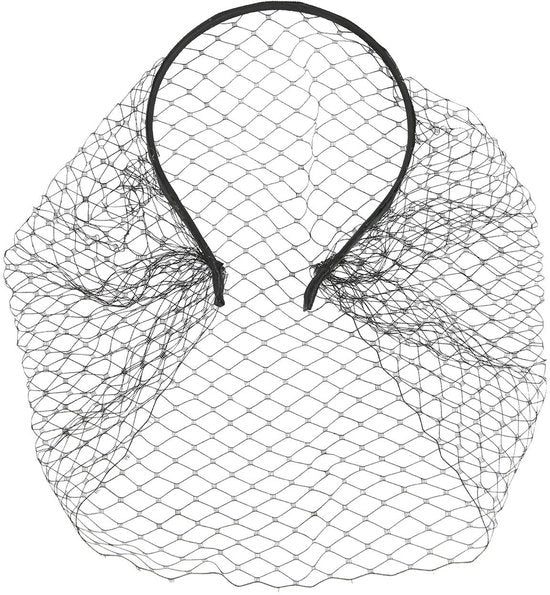 Fascinator per Donne - Velatura in Tela - Cappello per Capelli - Modello Vintage - Ideale per Matrimoni e Cocktail - Leggero e Sostenibile