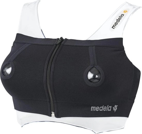 Bustier a manubrio senza mani per misure S - Z, colore nero