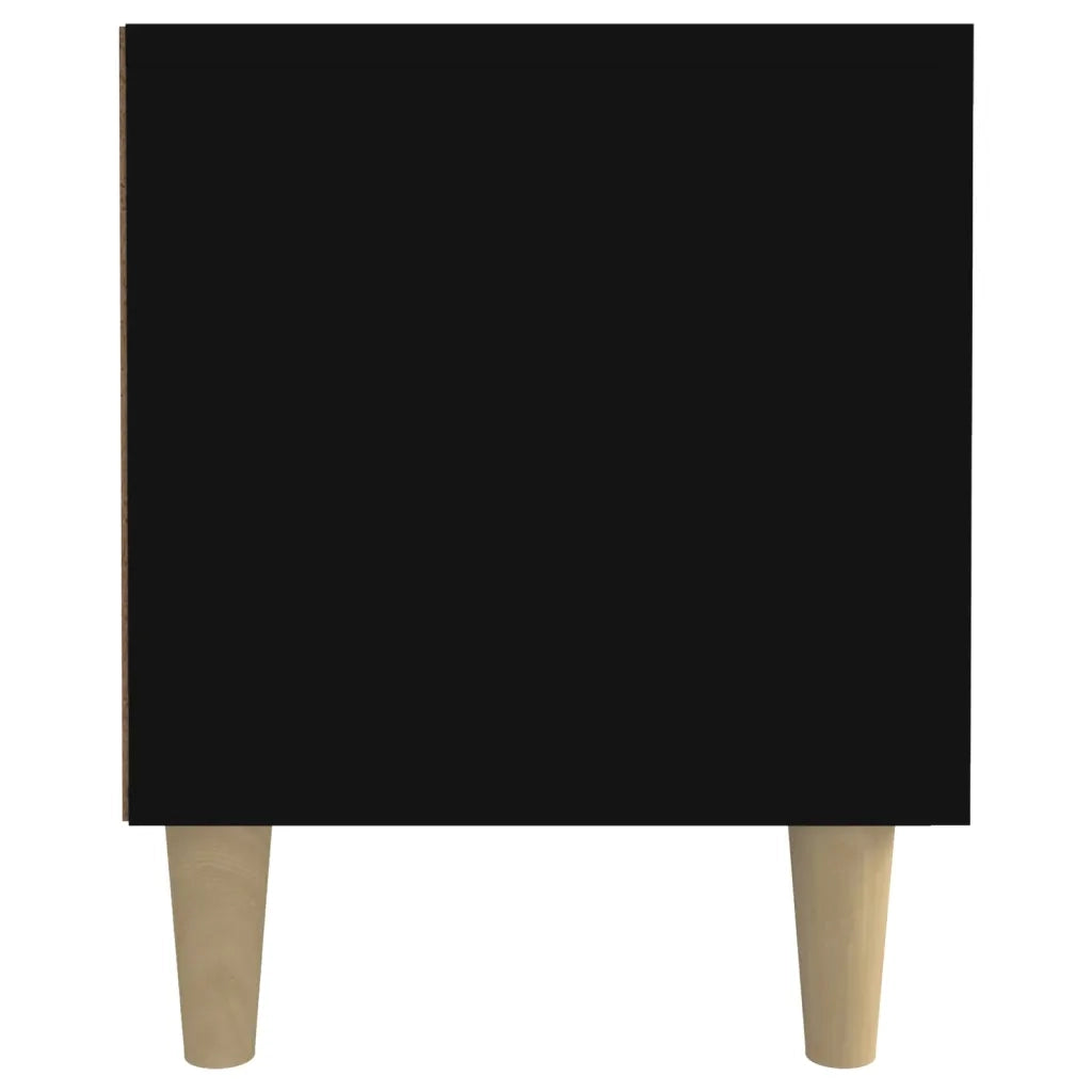 Mobile Porta TV Nero 180x31,5x40 cm in Legno Multistrato 816257