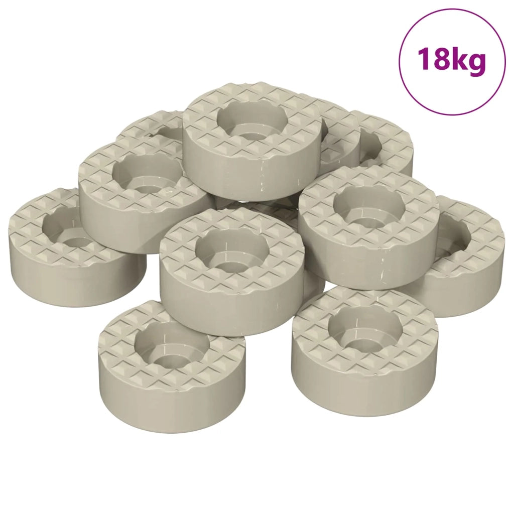 Protectori per Gambe di Sedia 18000 pcs Trasparente PVC 864757