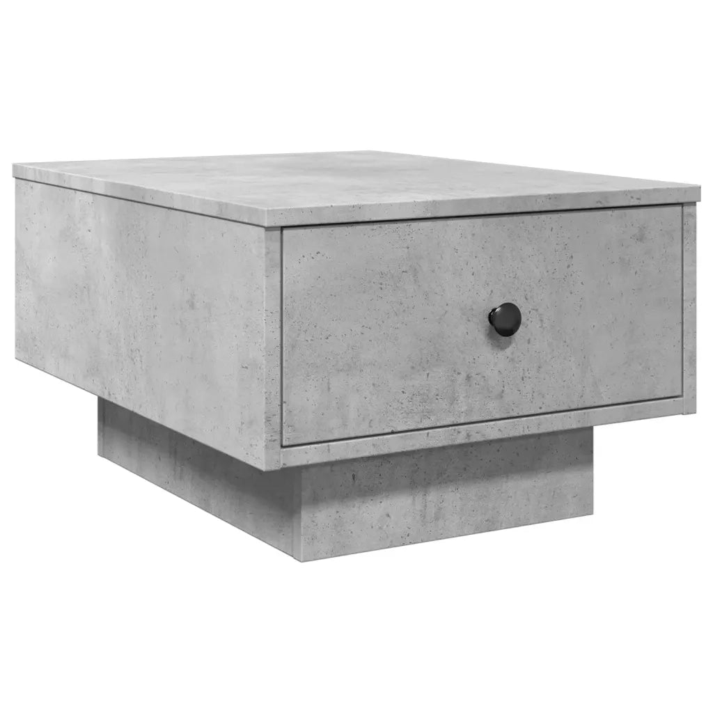 Tavolino da salotto | Tavolino da caff¨¨ | Tavolino da Soggiorno Grigio Cemento 60x45x31cm Legno Multistrato
