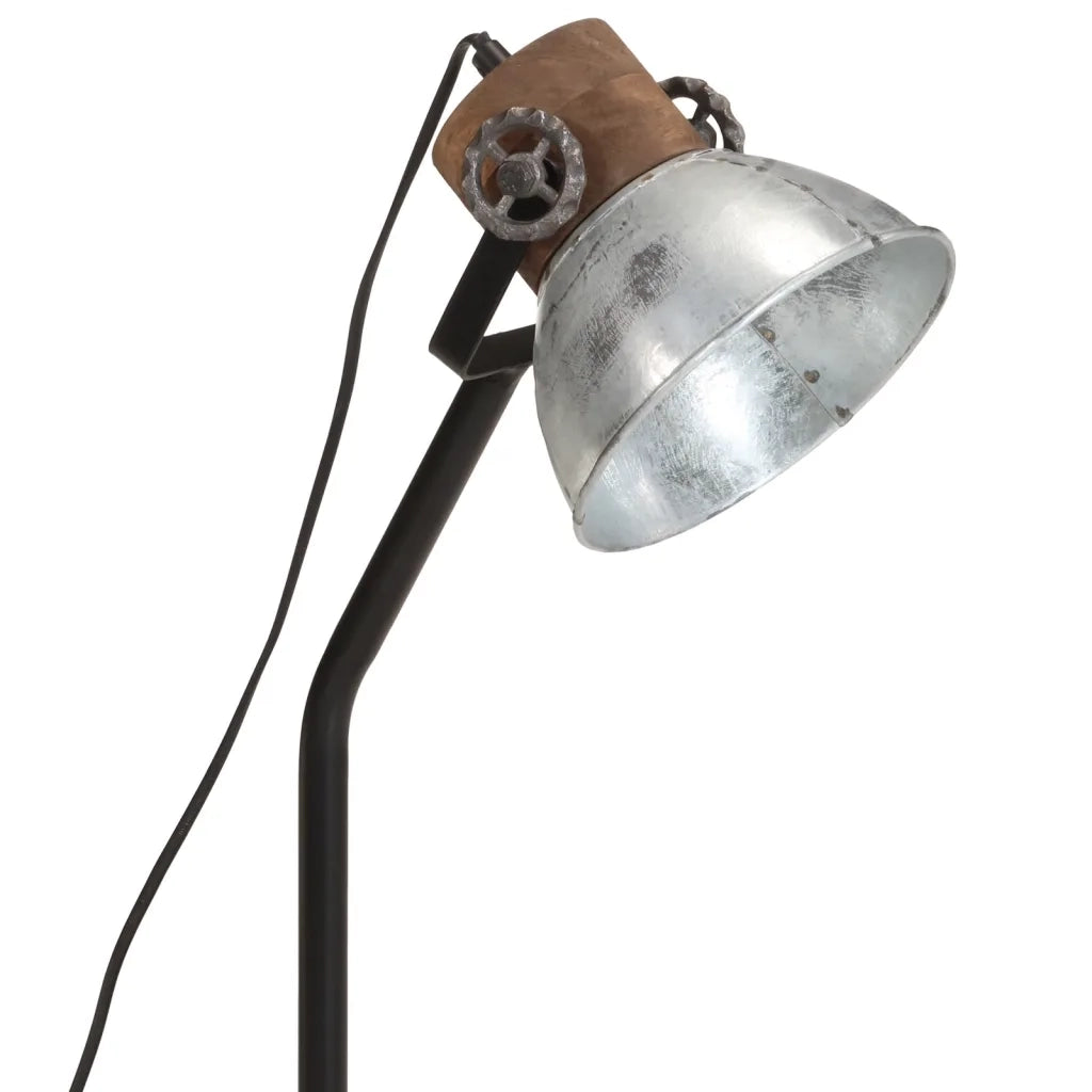 Lampada da Scrivania 25 W Argento Vintage 18x18x60 cm E27 371949