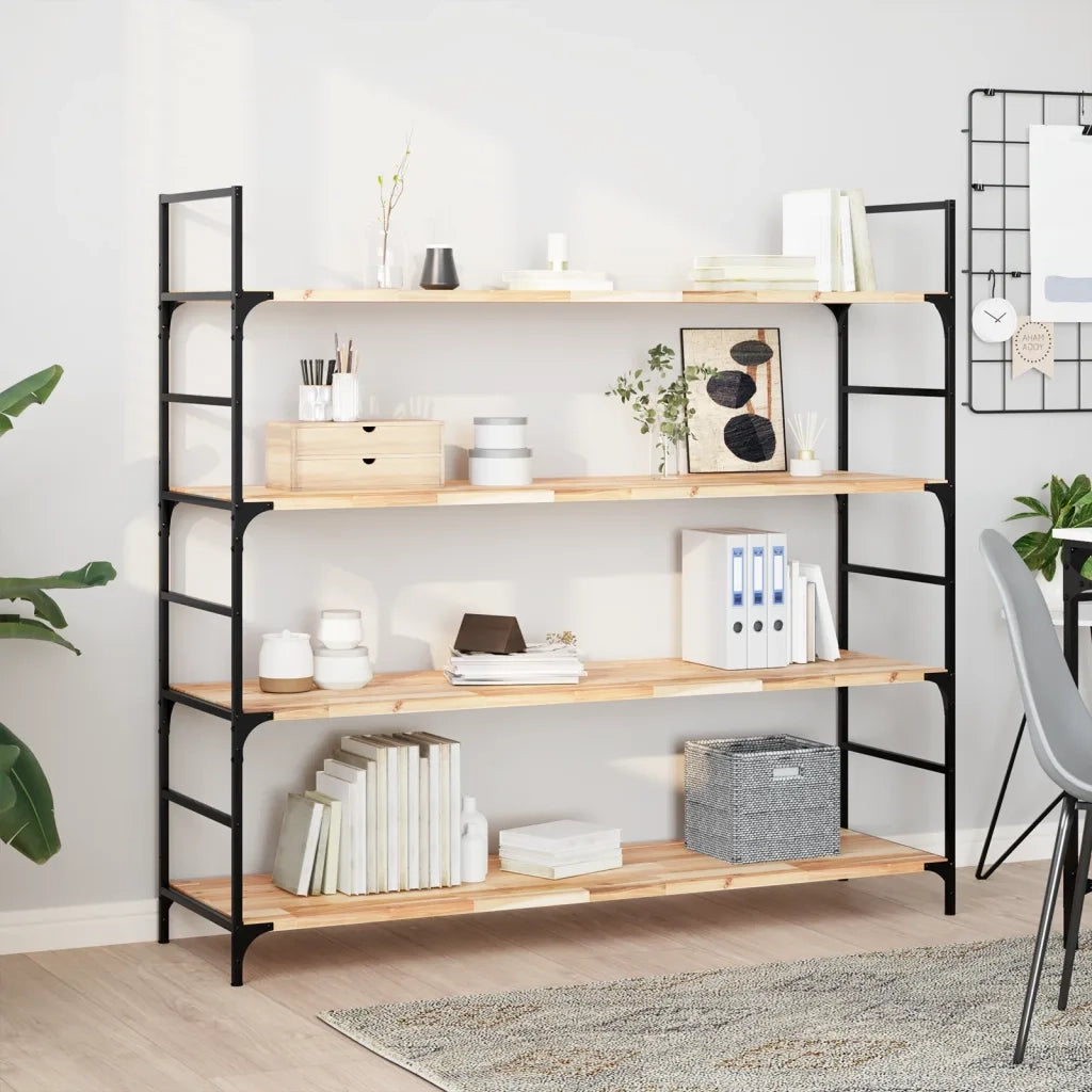 vidaXL Mensole da Parete 2 pz 140x40x2 cm Legno Acacia Non Trattato