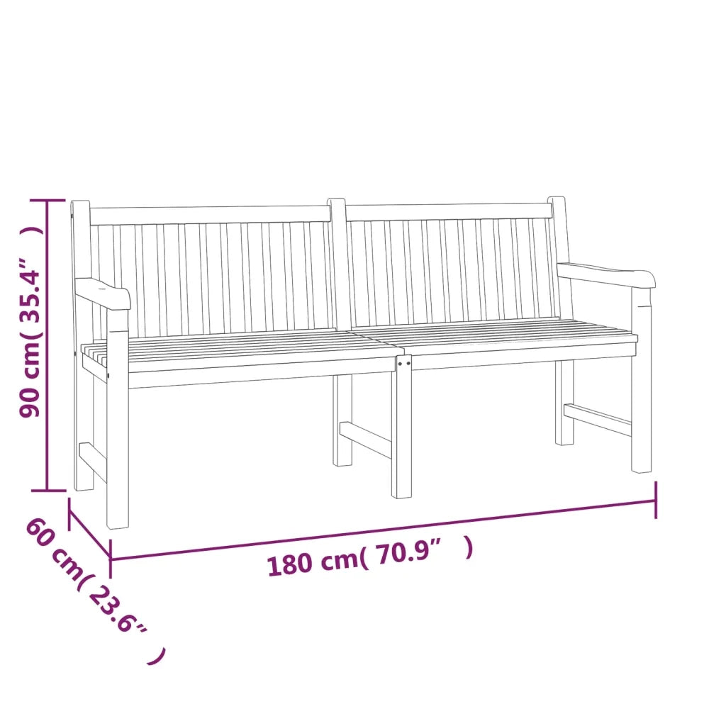 Set da Pranzo per Giardino 4 pz in Legno Massello di Teak 3157172