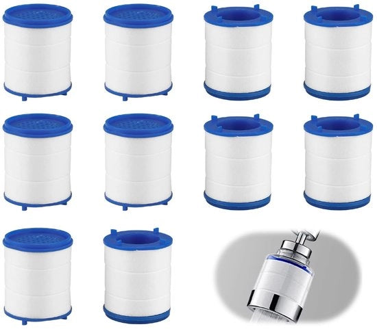 Elemento filtro 10 pezzi - Filtro acqua rubinetto - PP cotone - Sostituibile - Economico - Acqua salutare