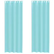 Tende in Voile con Occhielli 2 pz Turchese