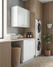 Pensile NEXA WALL 60 – Mobile Pensile in PVC con Ripiano Interno – 60x34x52 cm Bianco_