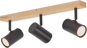 ZMH Faretto da soffitto a 3 luci GU10 Moderna lampada da soffitto orientabile a 330° Whonzimmer