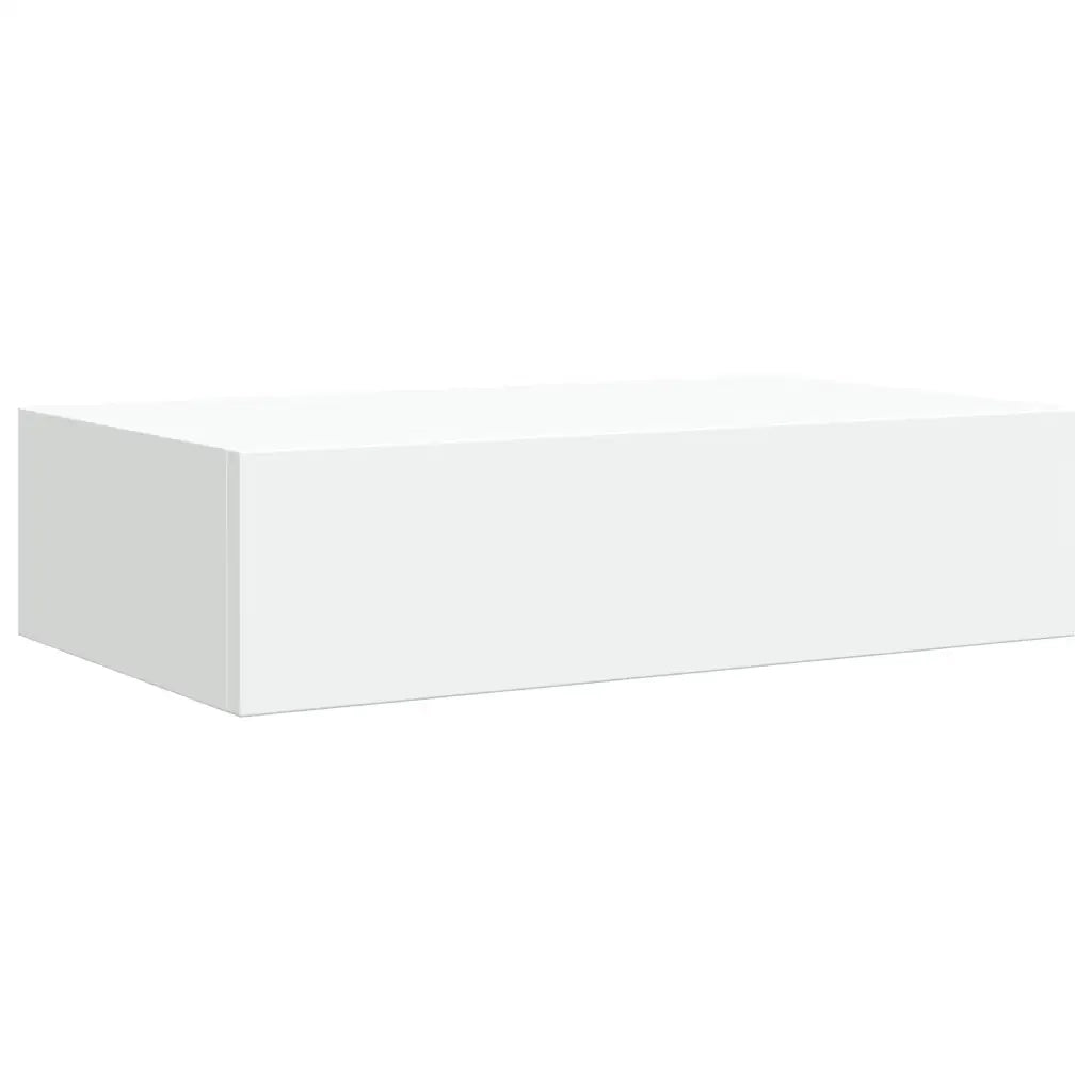 Scaffale con Cassetti da Parete Bianco 40x23,5x10 cm in MDF 330241