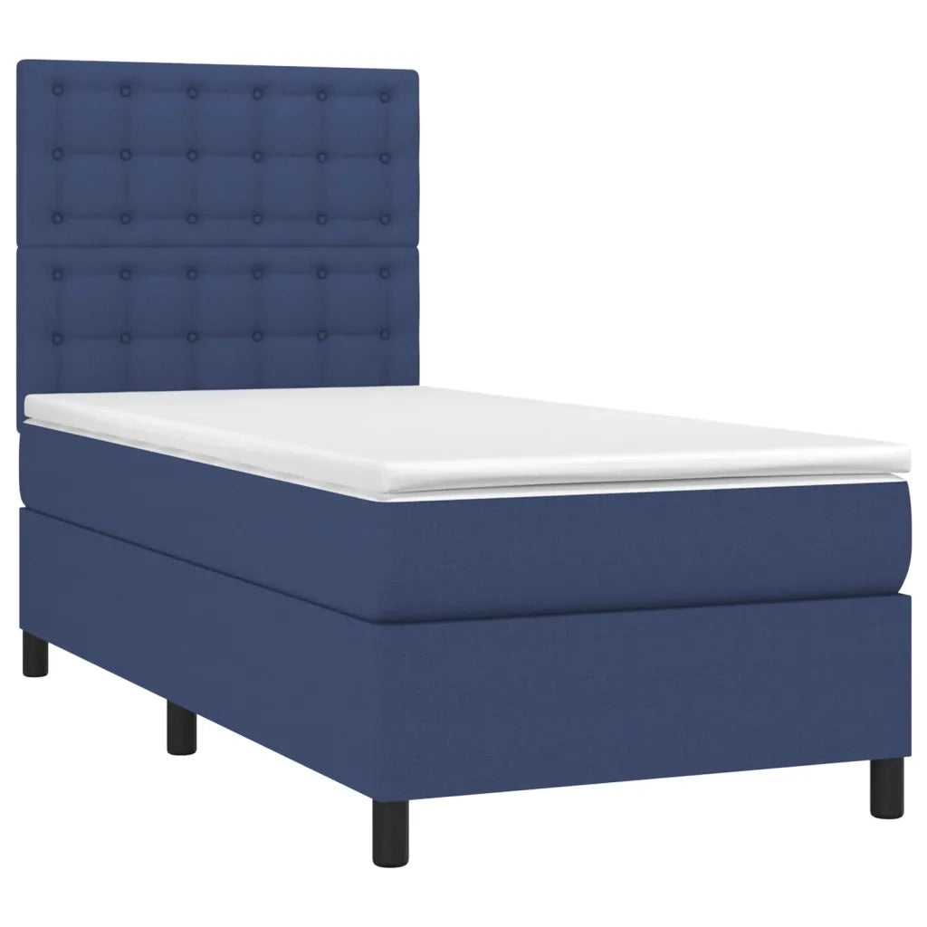 Giroletto a Molle con Materasso Blu 80x200 cm inTessuto 3142055