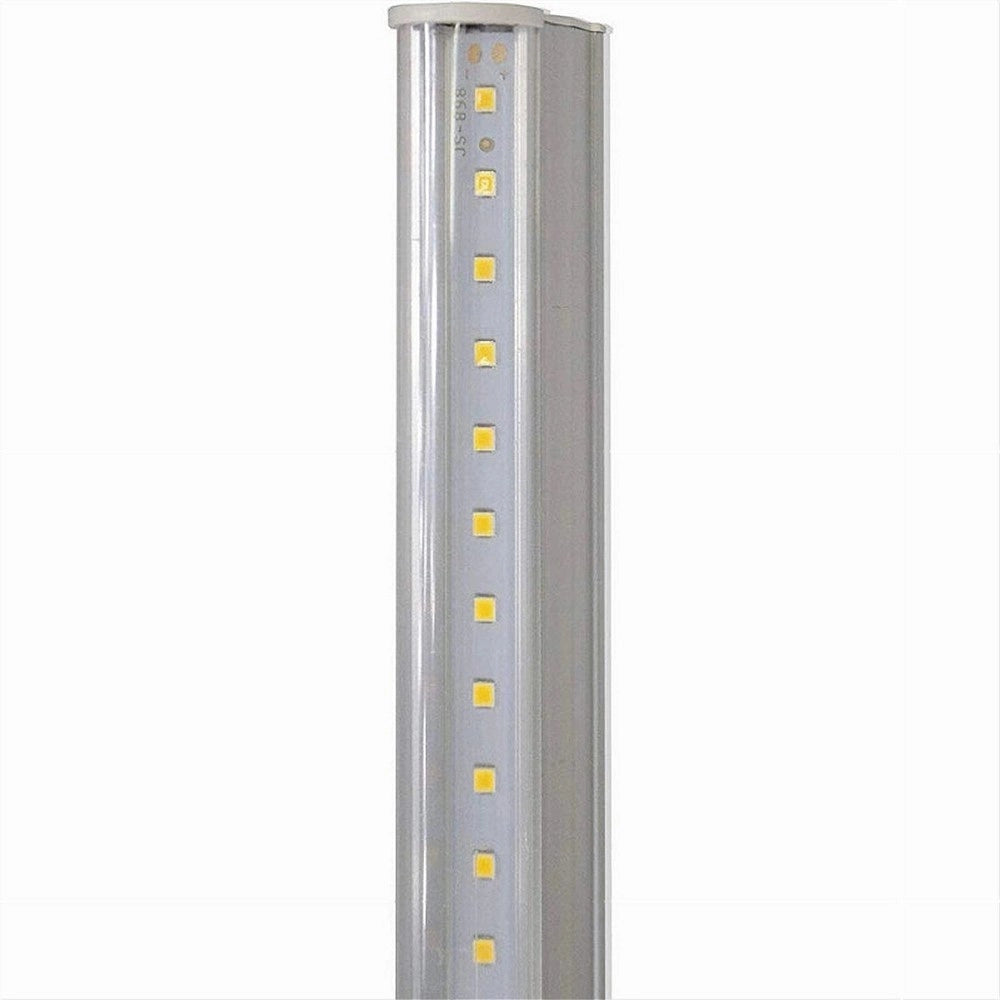 Trade Shop - Plafoniera Neon Sottopensile Led Trasparente Tubo 30 Cm 5 Watt Reglette T5-30t -