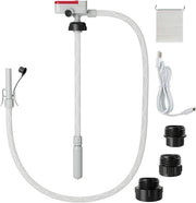 Pompa di Trasferimento del Carburante con Sensore di Arresto Automatico, Pompa Travaso Gasolio Elettrica a Batterie o Ricaricabile con Adattatore di 3 Dimensioni, con Infusione di 12L/min