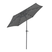 Ombrellone Giardino 3mt con Led Solari palo centrale Terrazzo Esterno Impermeabile