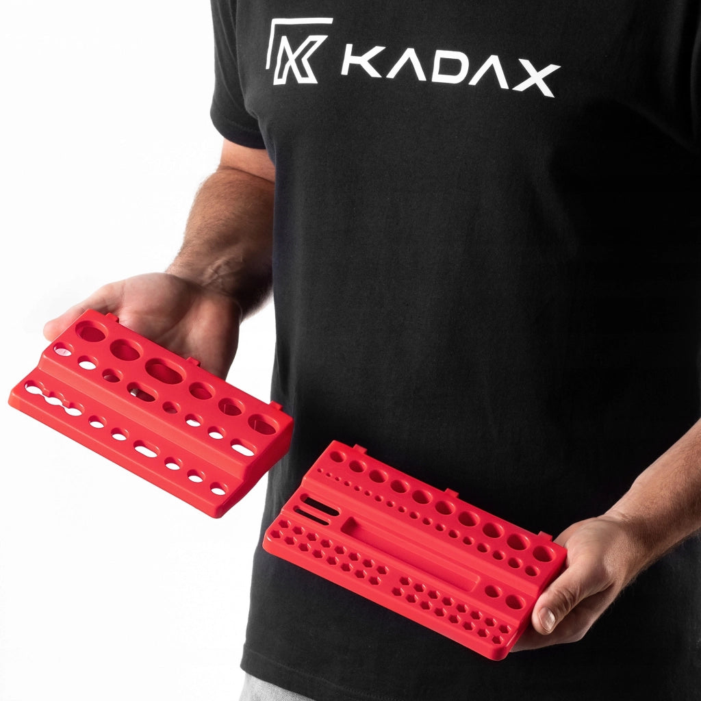 Mensola portautensili KADAX per cacciaviti, trapani, chiavi, organizer (2 pezzi)